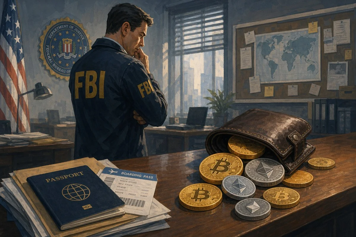 FBI 방첩요원, 수사대상 지갑서 100만달러 빼돌려 기소 / AI 생성 일러스트(삽화)