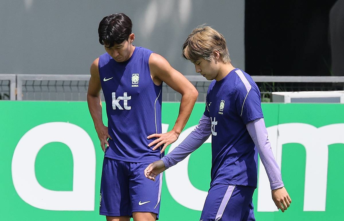 대한민국 축구국가대표팀 손흥민과 이강인 / 뉴스1
