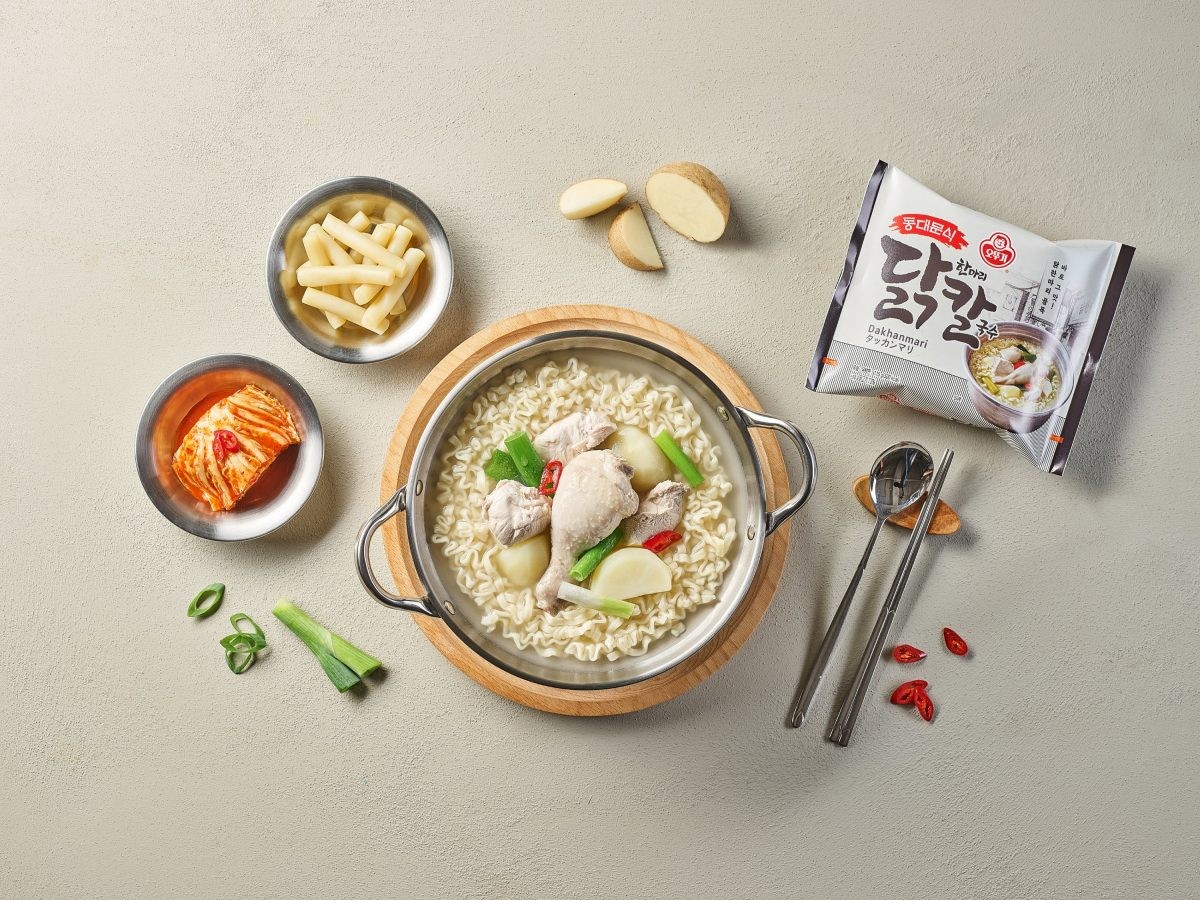 오뚜기 '동대문식 닭한마리 칼국수' 라면'. / 오뚜기 제공