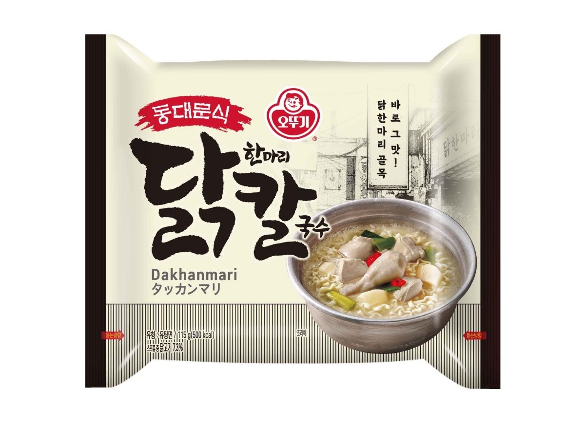 오뚜기 '동대문식 닭한마리 칼국수' 라면'. / 오뚜기 제공