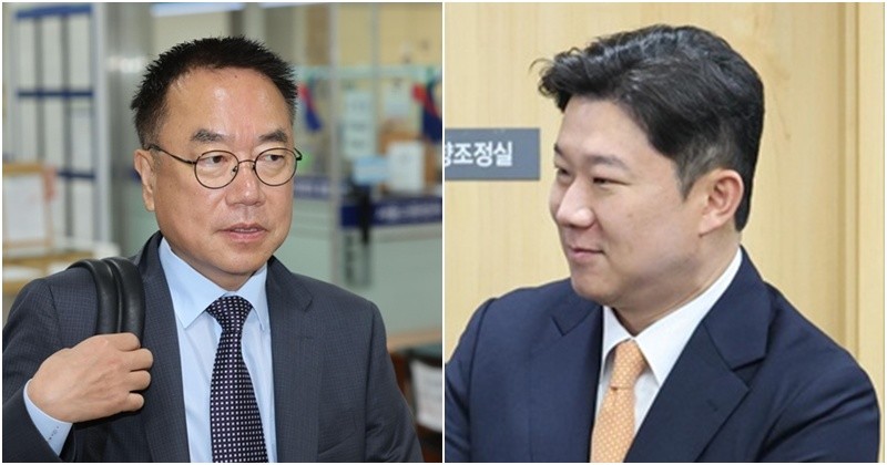 (왼쪽부터) 서범수, 진종오 국민의힘 의원 / 뉴스1