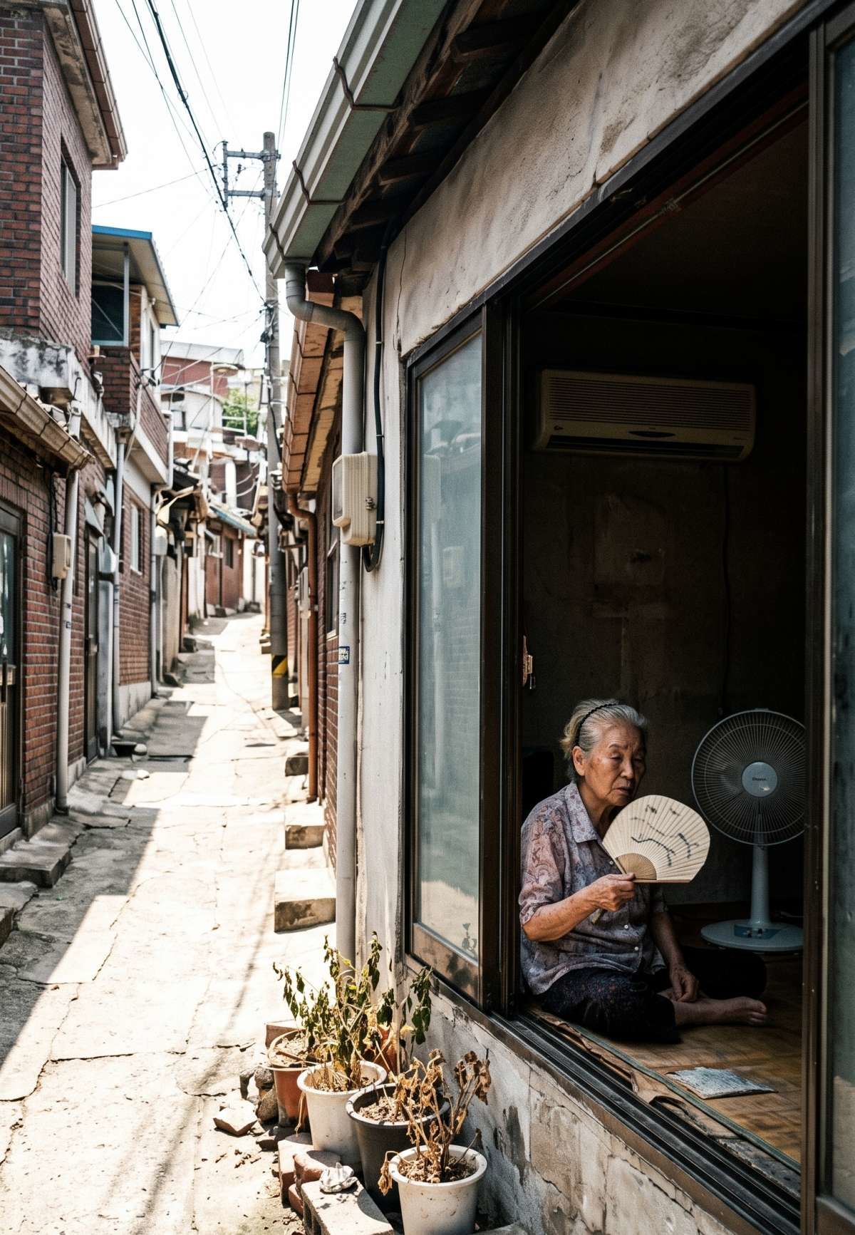 한국 사회 에너지 빈곤의 그늘. 기사 내용 토대로 AI툴 활용해 제작한 자료사진.