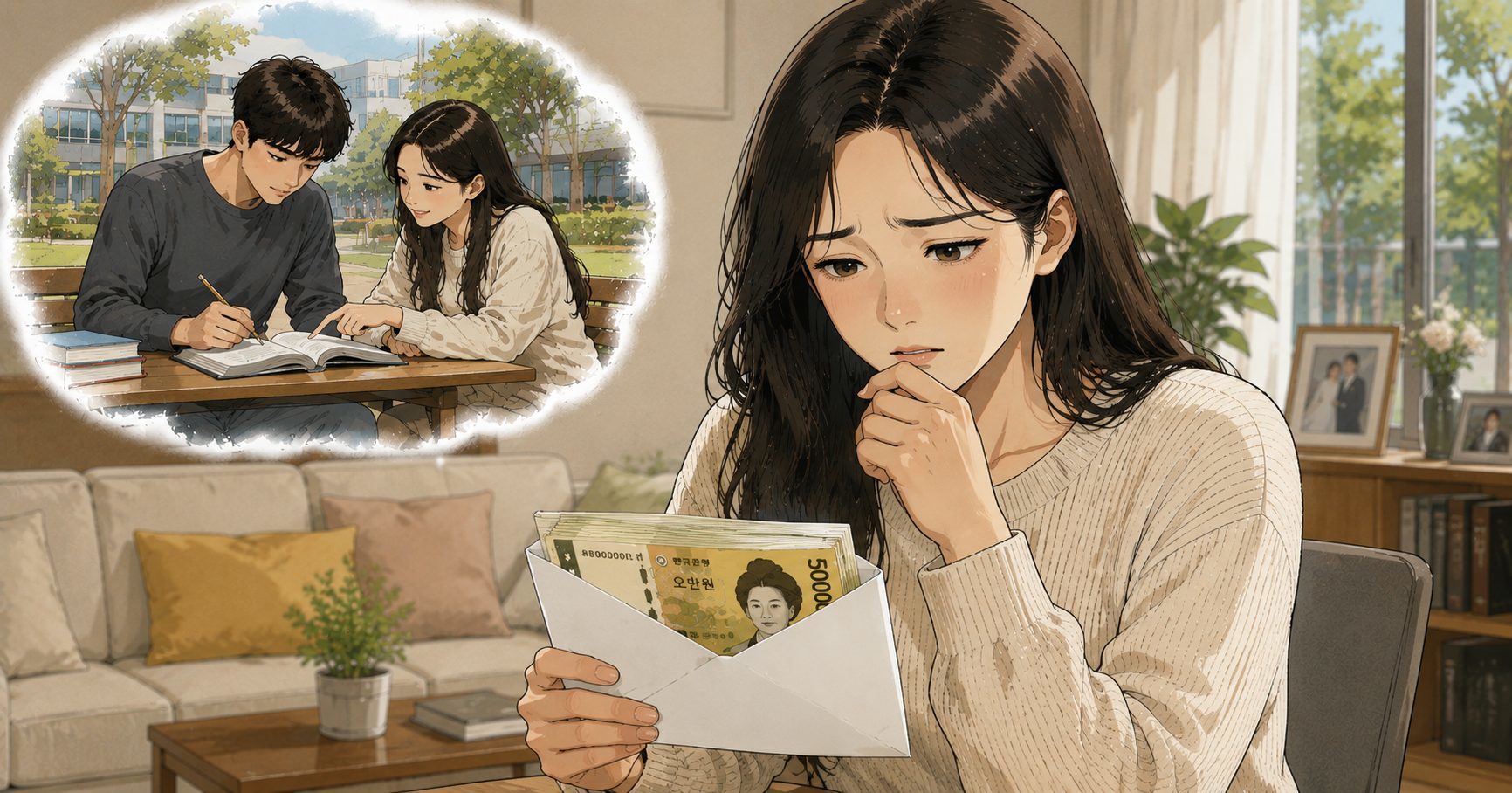 “유부남인 전남친에게 축의금 300만원 받았습니다... 정말 가져도 되는 걸까요?” 