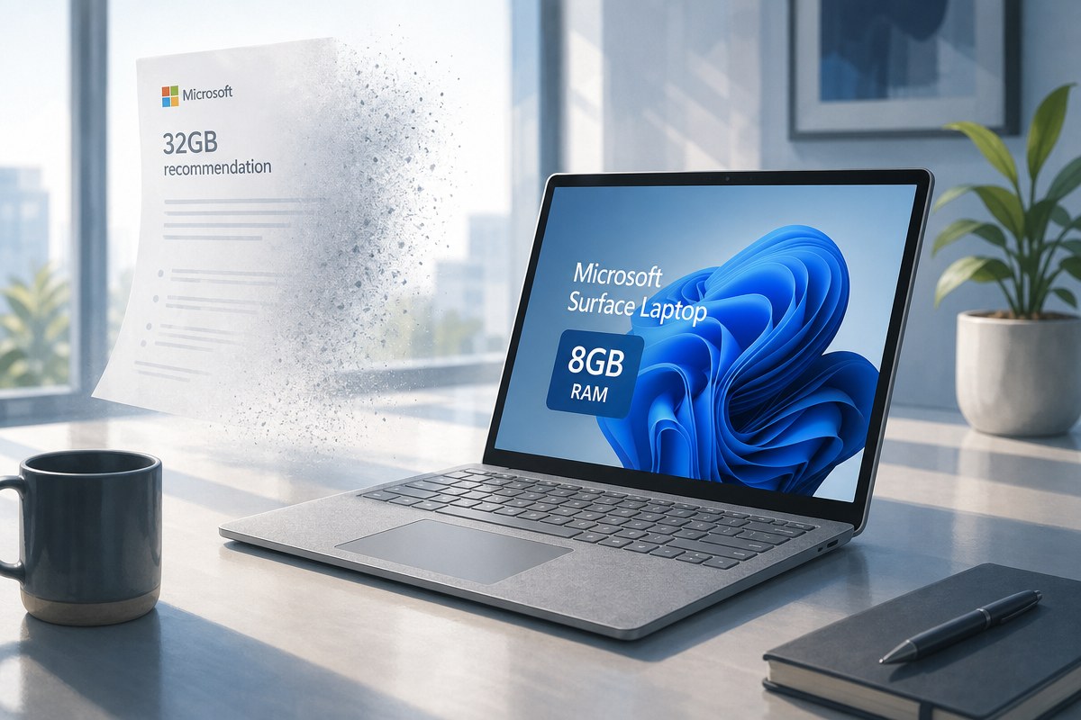 마이크로소프트, 8GB 서피스 팔면서 32GB 권장 삭제