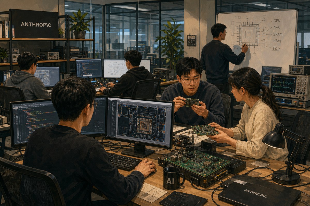 앤트로픽, AWS·구글과 계약해도 AI칩 설계팀 꾸린다