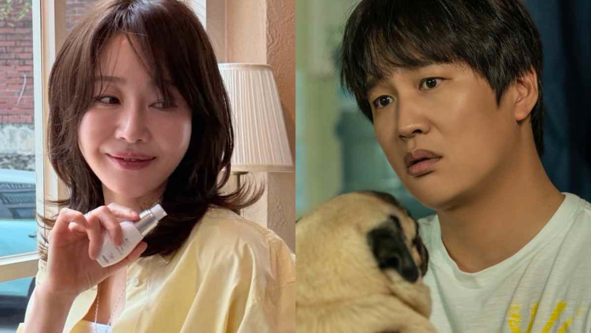 배우 엄지원과 차태현 / 각각 엄지원 인스타그램과 키다리스튜디오