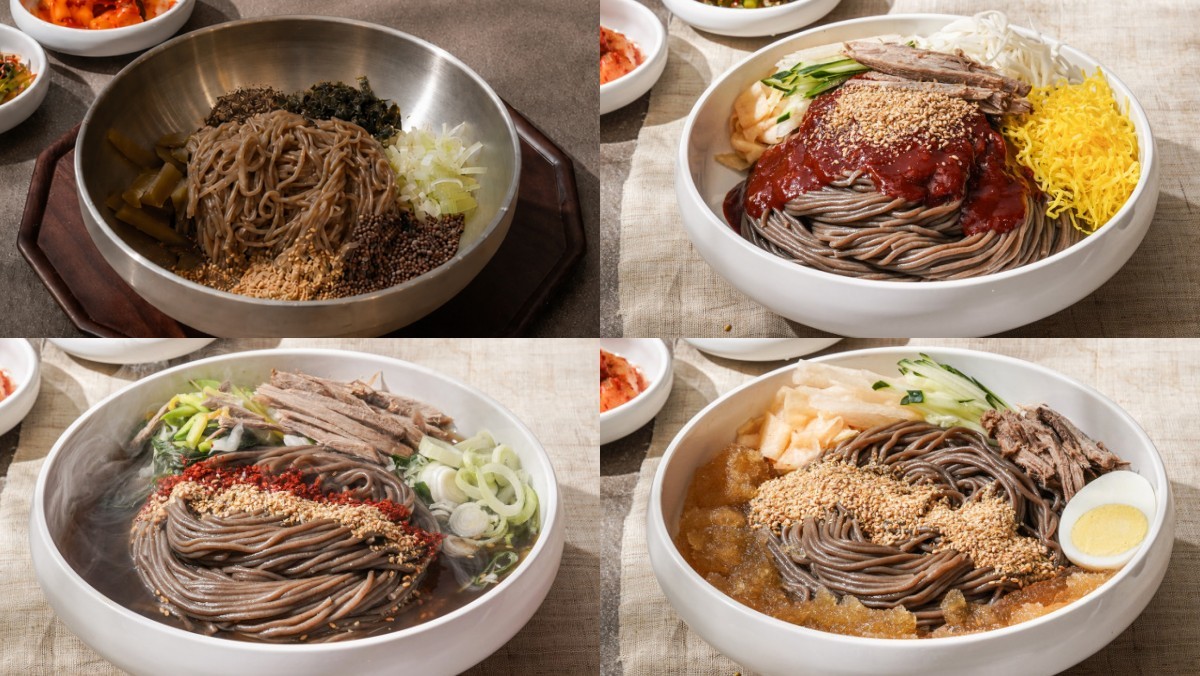의령메밀집 가산본점의 메밀면 메뉴. / 네이버 플레이스 업체 등록 사진