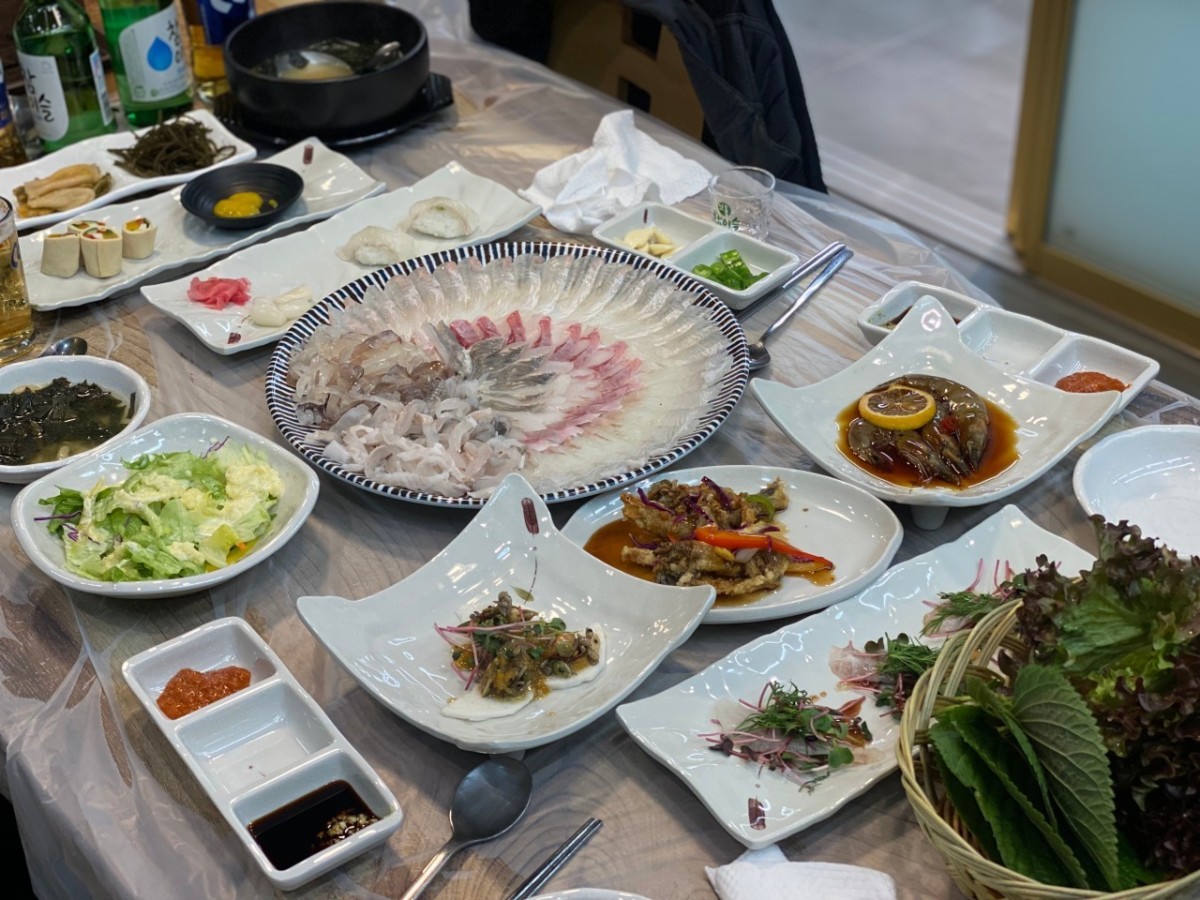 고래불 머구리 횟집의 회 메뉴. / 네이버 플레이스 업체 등록 사진