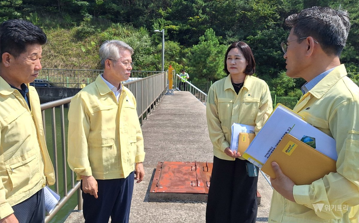 민형배 시장, 무안 현경양수장 점검…가뭄 대응 농업용수 공급 총력