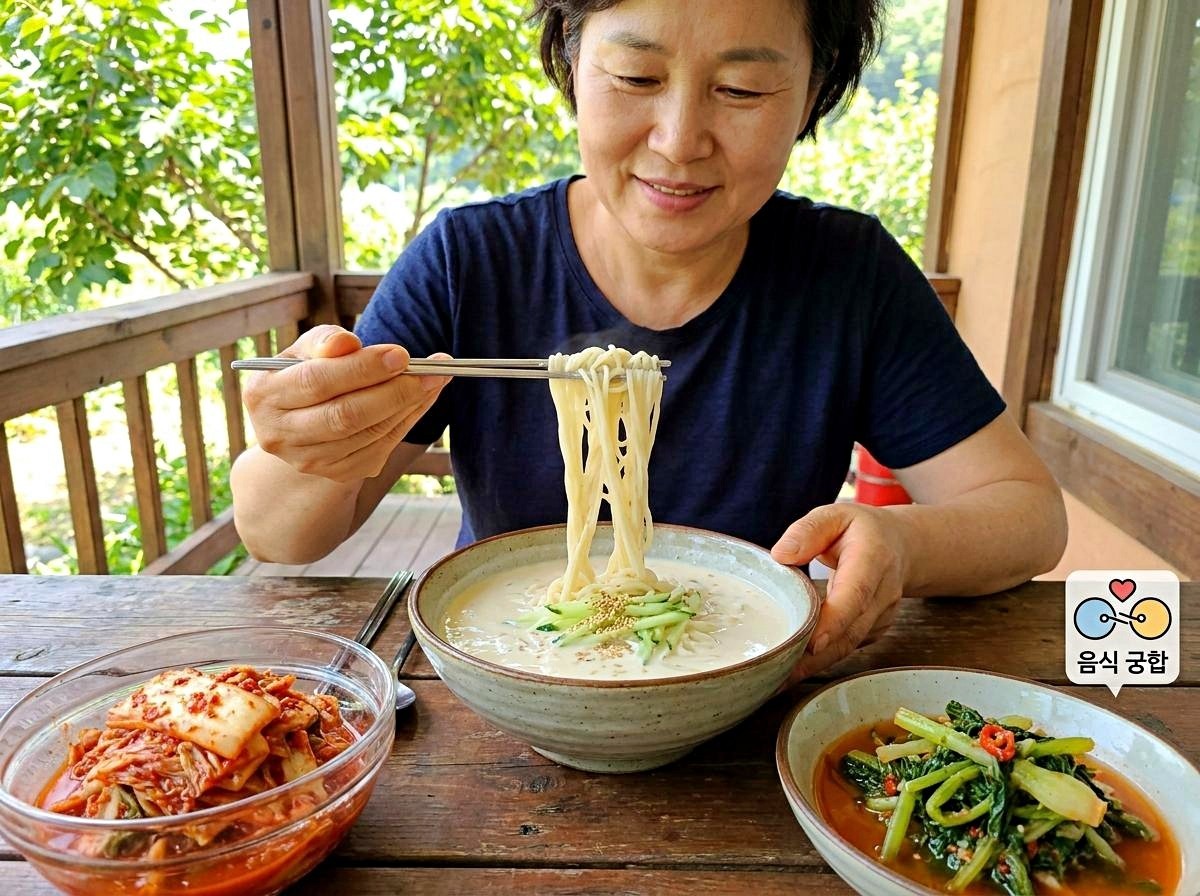 콩국수와 궁합이 좋은 반찬은? 기사 내용 토대로 AI툴 활용해 제작한 자료사진.
