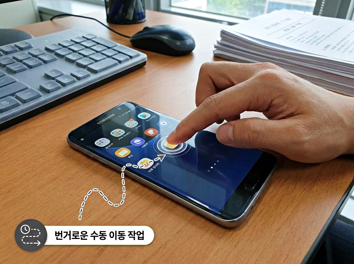 번거로운 수동 앱 정리. 기사 내용 토대로 AI툴 활용해 제작한 자료사진. / 위키트리