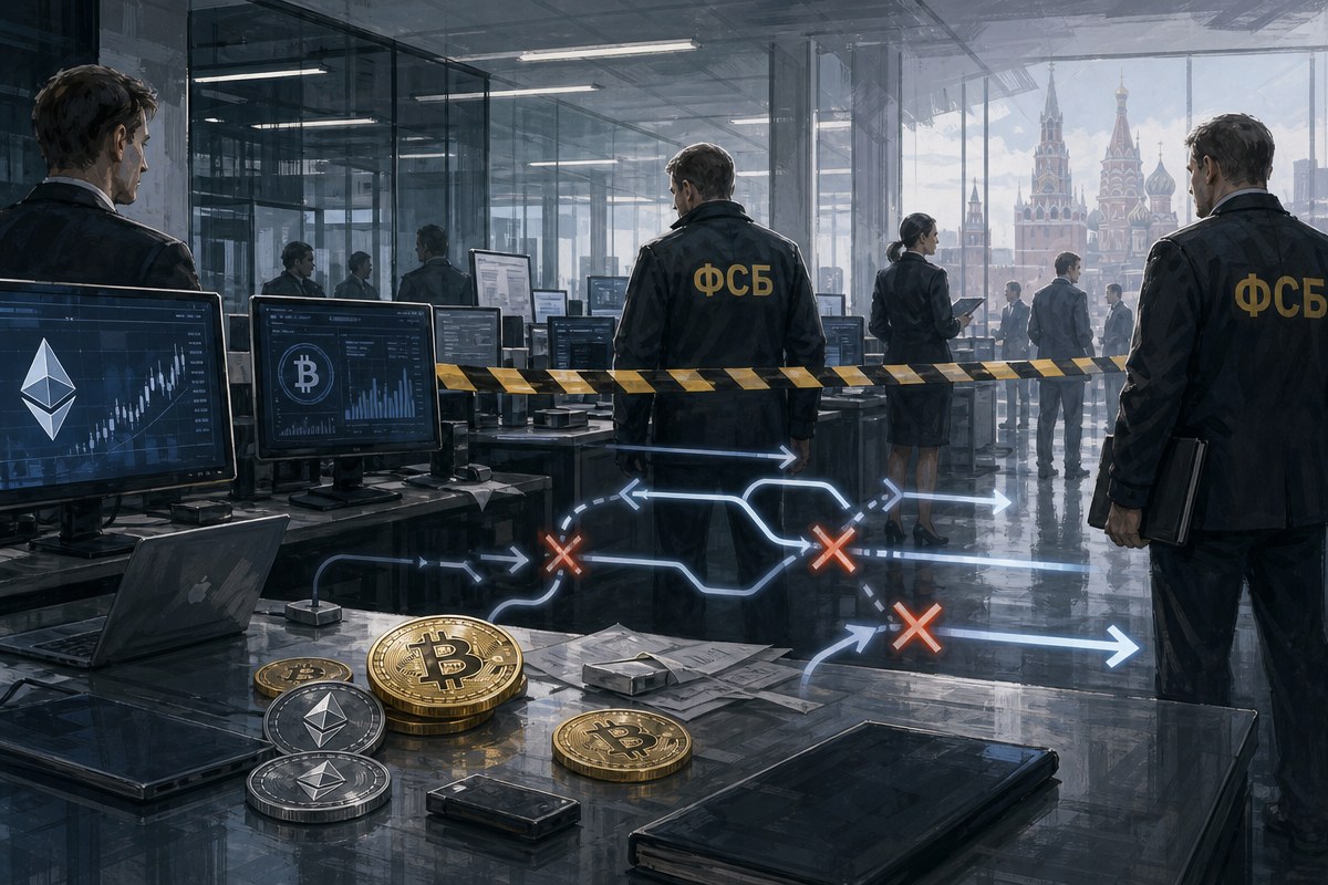 FSB, 모스크바 시티 미등록 거래소 9곳 급습…보이스피싱 자금책 체포
