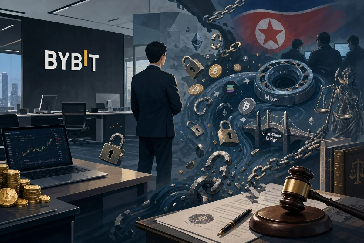 바이비트, 북한에 15억달러 소송…탈취자금 90%는 추적불가 / AI 생성 일러스트(삽화)