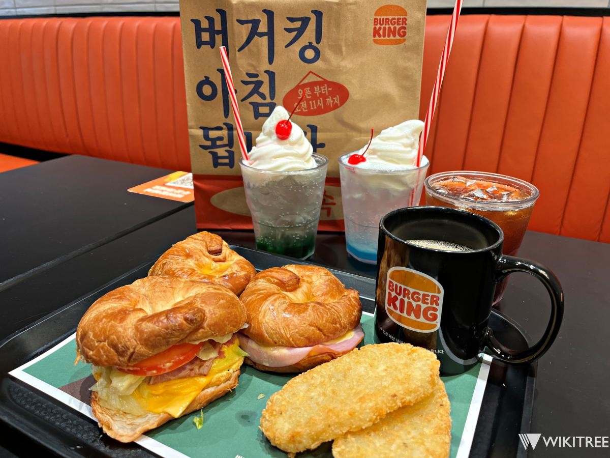 버거킹이 아침 메뉴 '크루아상위치'를 국내에 새롭게 선보였다. / 위키트리