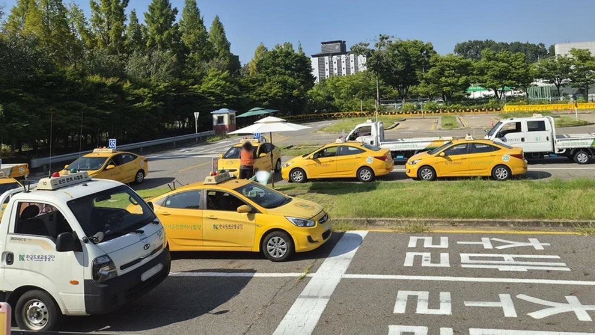 한국도로교통공단 운전면허시험장 장내기능장. / 한국도로교통공단 제공