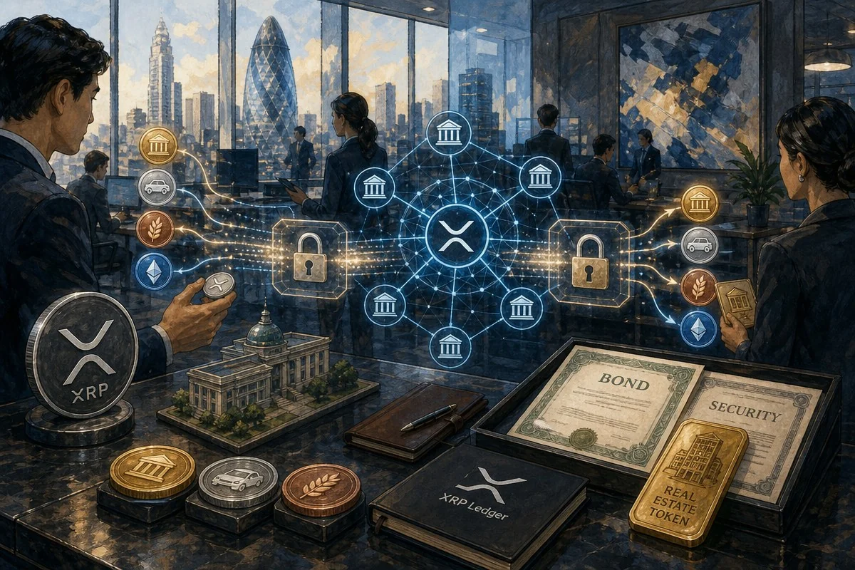 XRP 레저, “기밀 전송”으로 토큰 금액 암호화 첫 도입 / AI 생성 일러스트(삽화)