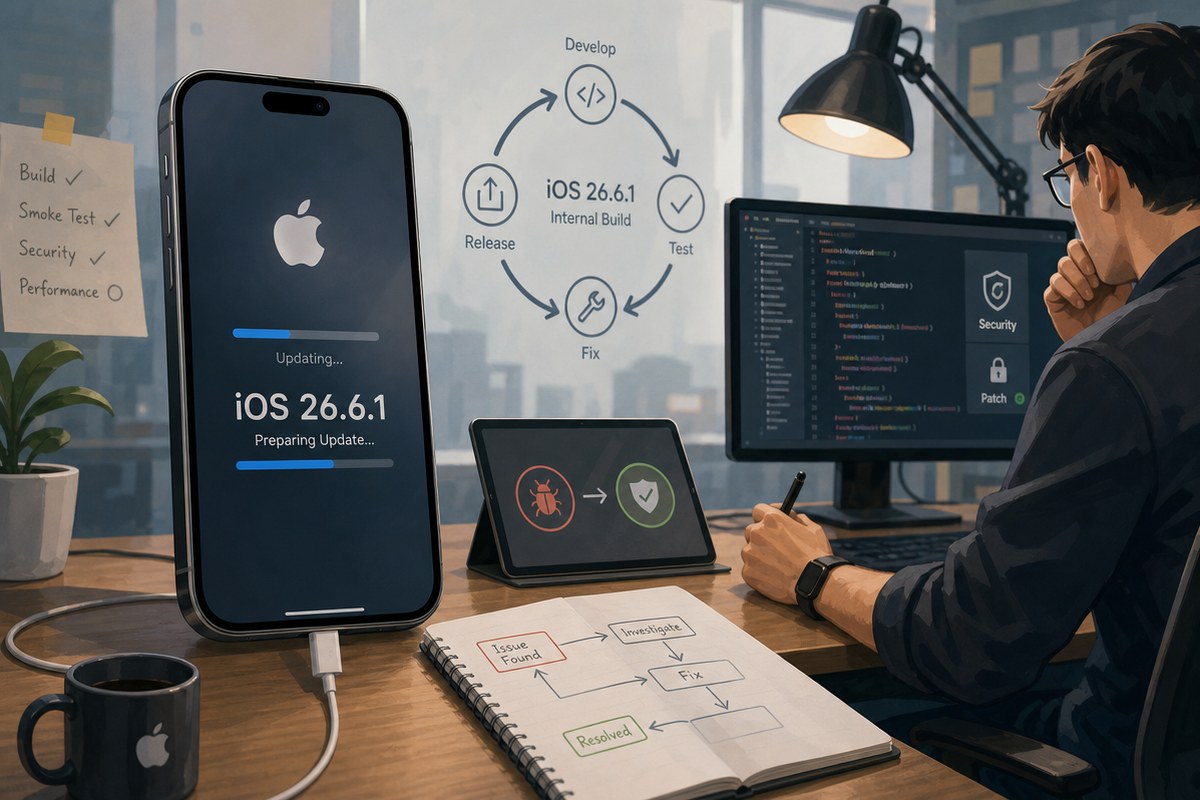 애플, iOS 26.6.1 내부 테스트 포착…단축어 버그 정조준
