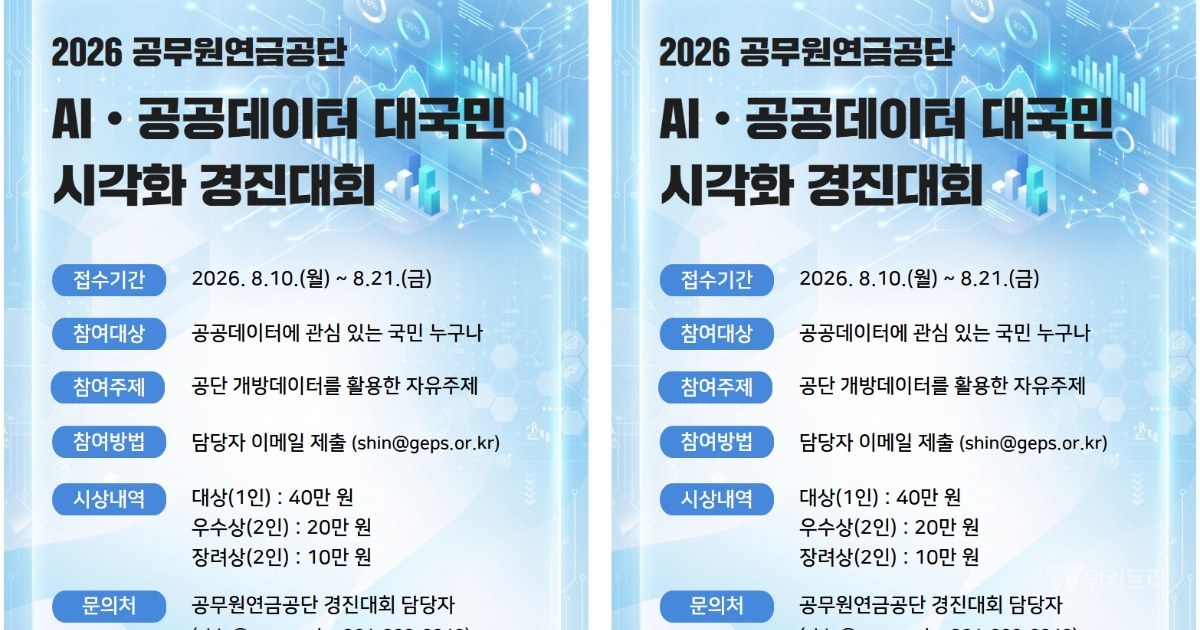 공무원연금공단, AI로 공공데이터 새 가치 찾는다