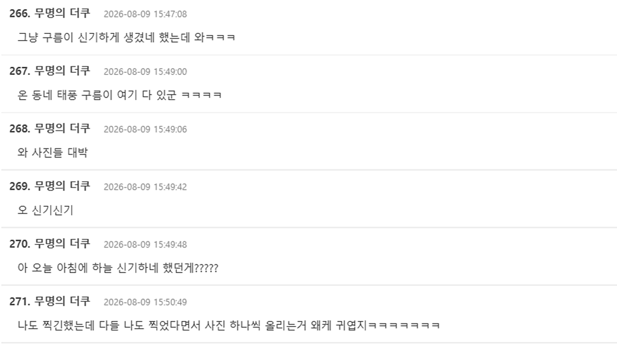 더쿠에 쏟아진 인증 글 / 더쿠