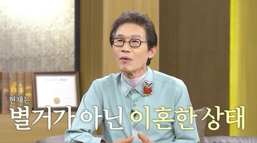 방송에서 이혼 사실을 고백한 김정렬 / MBN ‘김주하의 데이앤나잇’