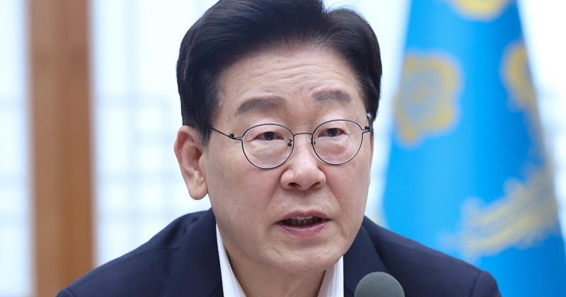 이재명 대통령이 10일 청와대에서 열린 메가프로젝트 2차 민관합동 점검회의에서 발언하고 있다. 2026.8.10/뉴스1