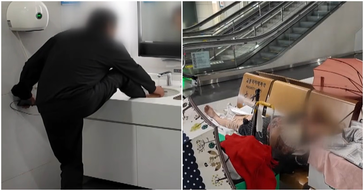 무더위 피하기 위해 인천공항 찾는 노숙인들 급증, 사태가 점점 심각해지고 있다