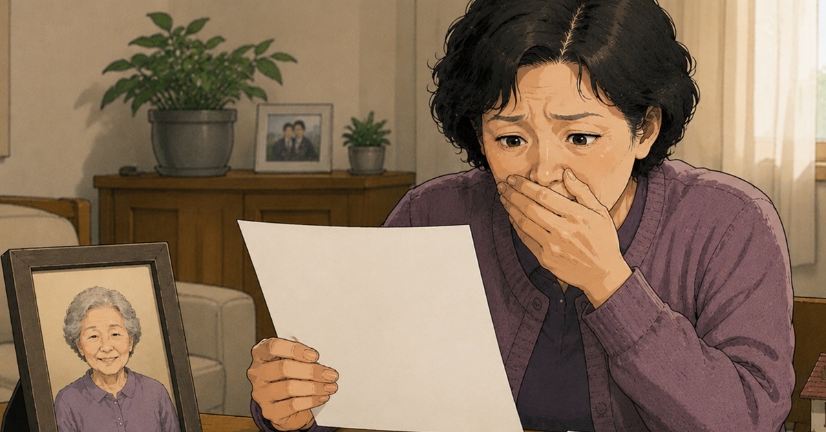 20년 넘게 홀어머니 모신 60대 여성이 상속 절차 중 크게 충격받은 이유