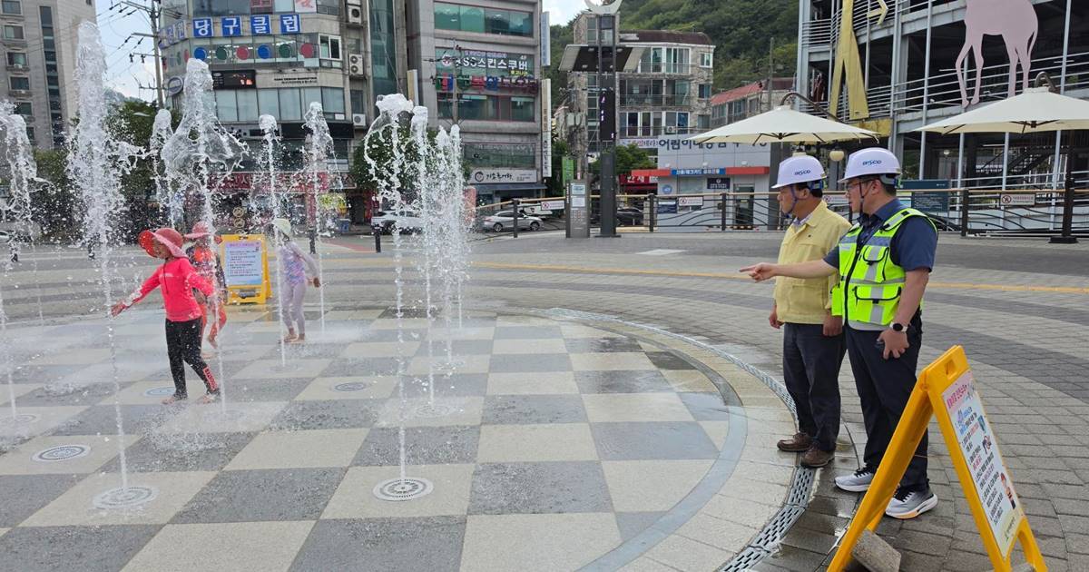 부산시설공단, 폭염 속 야외작업장 집중점검…온열질환 선제 차단