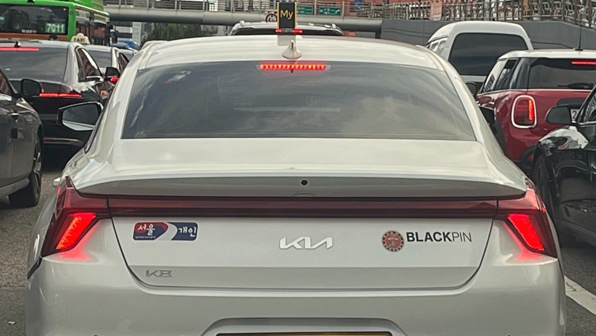 수많은 택시 뒤에 적힌 ‘BLACK PIN’…알고 보니 이런 뜻이었다