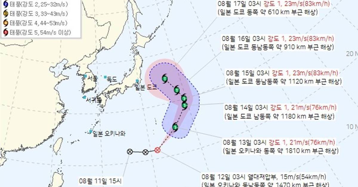 태풍 ‘찬홈’ 일본 관통…17호 ‘낭카’ 24시간 내 발생 예상, 한국 영향은?