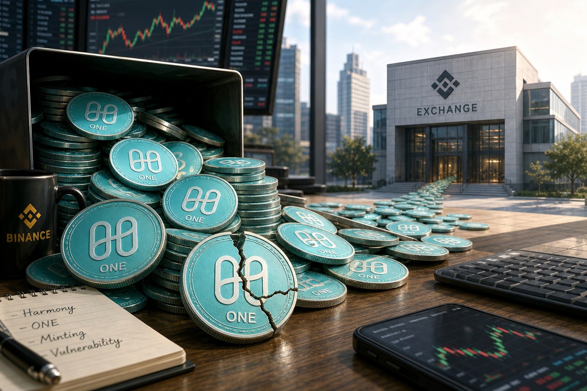 하모니 ONE, 40억 개 무단 발행에 가격 40% 급락