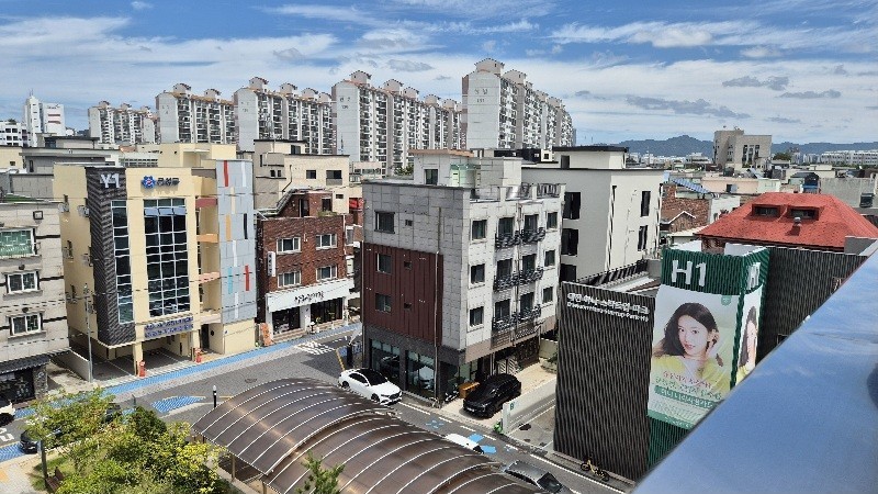 창조경제혁신센터 옥상에서 바라본 대전스타트업파크 일원 전경/사진=김지연 기자