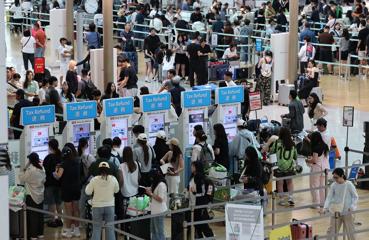 인천국제공항 제1여객터미널 출국장 / 뉴스1
