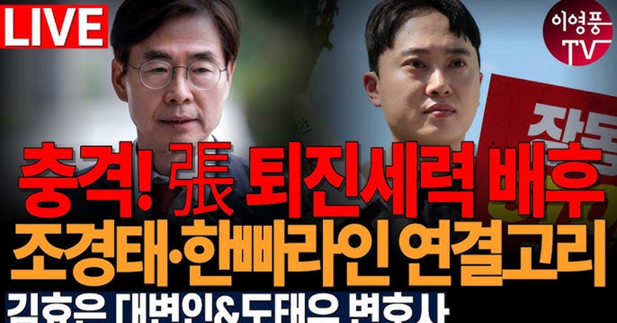 “장동혁 퇴진 운동의 배후는 김문수 아니라 친한동훈계”
