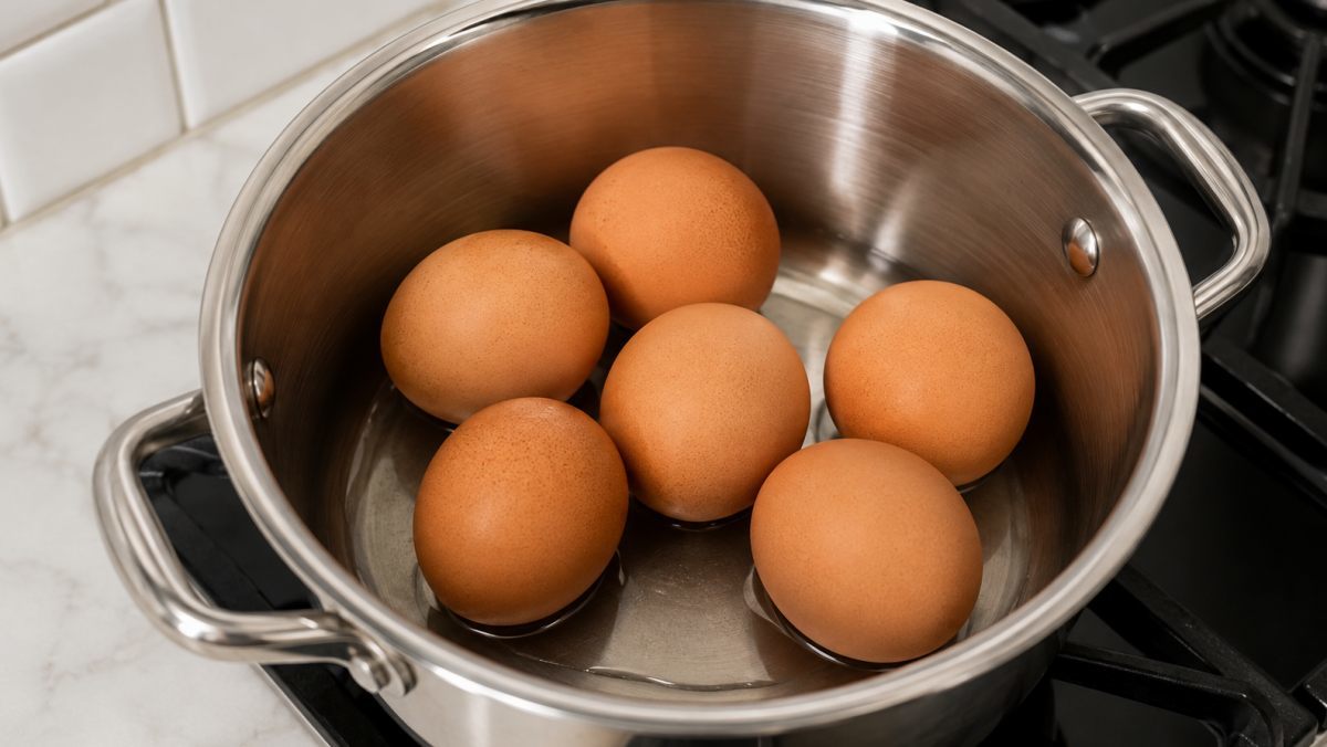 계란 삶을 때 절대 물 가득 넣지 마세요…고수들은 이미 하고 있습니다