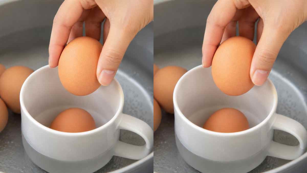 계란을 컵에 넣고 있는 이미지 / AI 생성 이미지