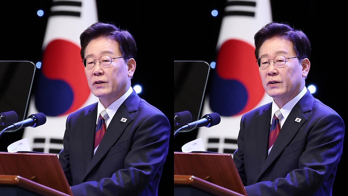 北에 종전 제안한 이 대통령 “흡수통일 추구 안 해… 불필요한 대결 멈춰야”