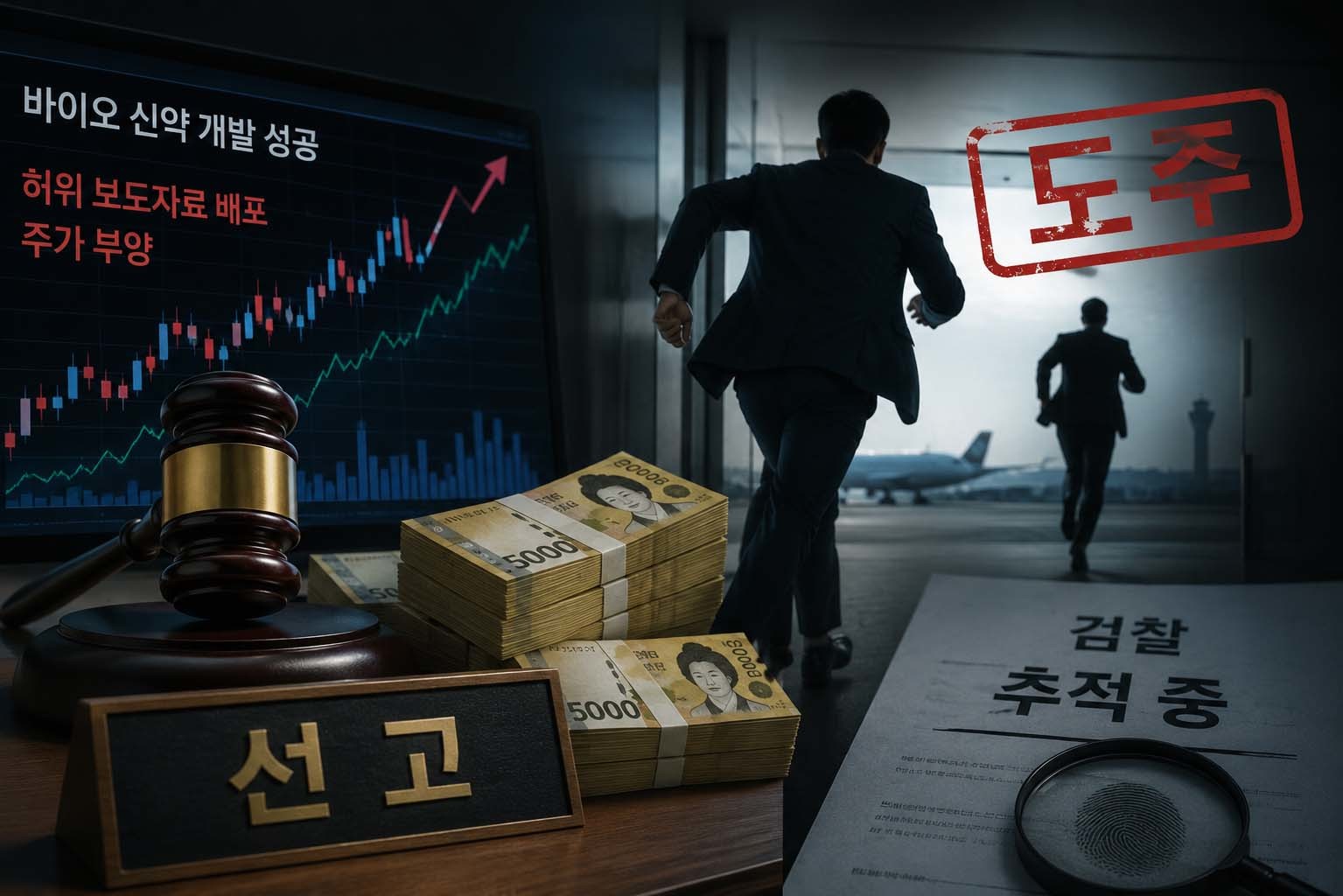 징역 12년 구형받은 주요 범죄자, 법원 선고 앞두고 도주 
