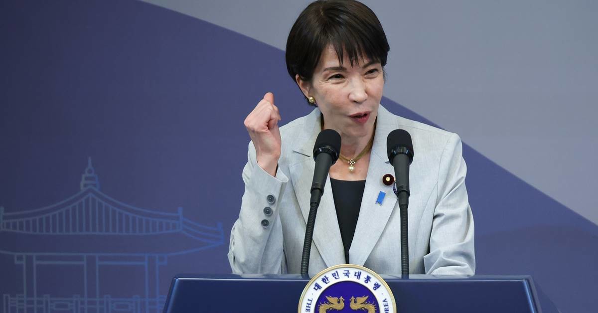 다카이치 사나에 일본 총리. 사진은 다카이치 사나에 일본 총리가 지난 5월 19일 경북 안동의 한 호텔에서 이재명 대통령과 공동언론발표를 하고 있는 모습. / 뉴스1