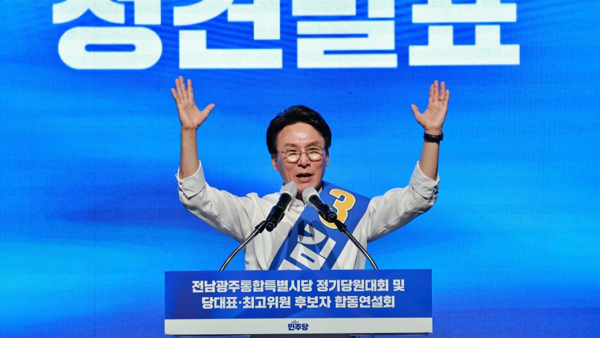 '최대 승부처' 호남 압승 김민석, 정청래와 14%p 격차… “큰 지지 감사”