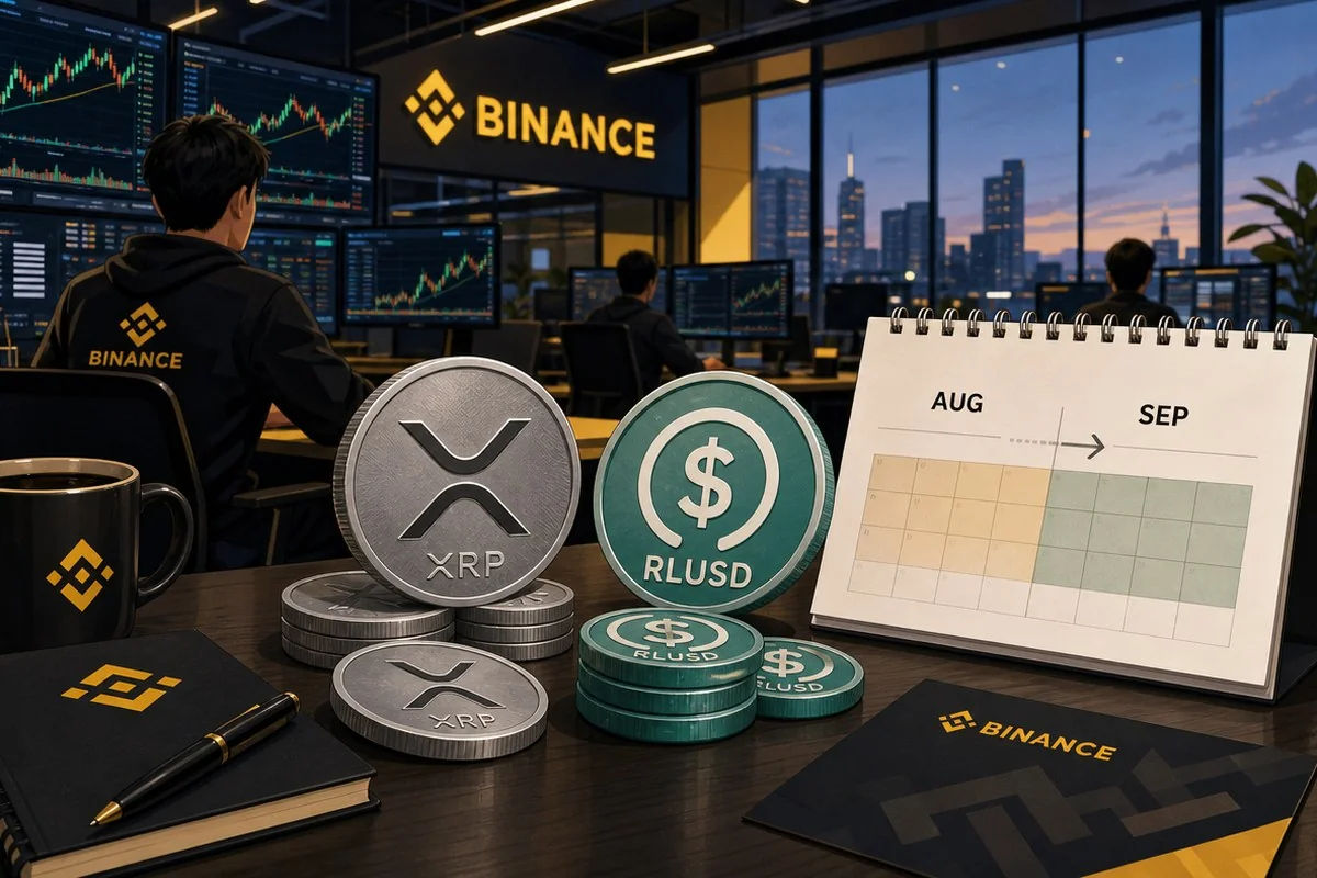 바이낸스, RLUSD 보상 풀 100만 XRP로 확대…4주 연장에 APR 7.69% 기록 / AI 생성 일러스트(삽화)