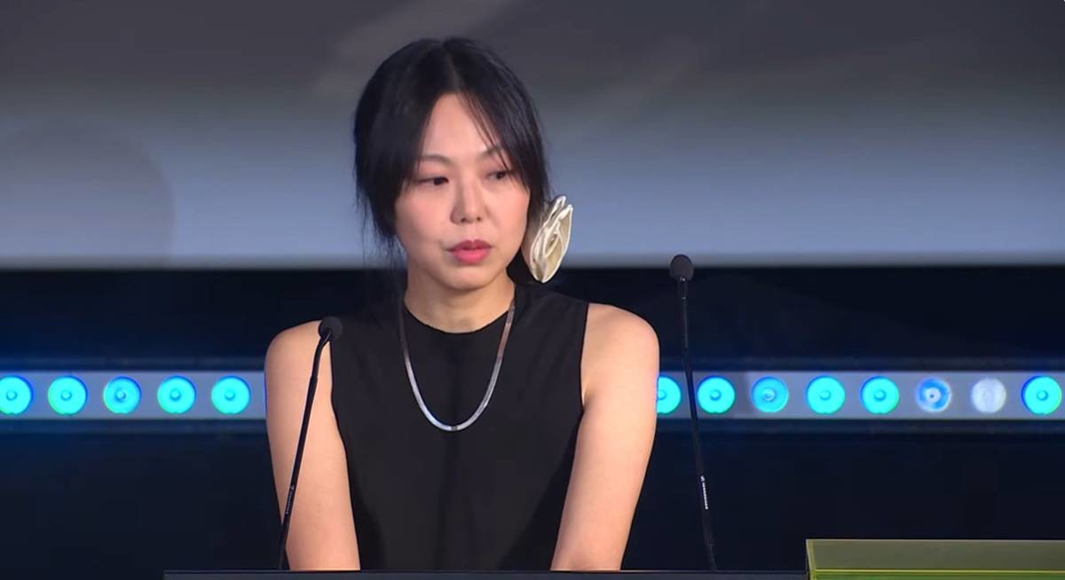 수상 소감 장면 / 유튜브 'Locarno Film Festival'