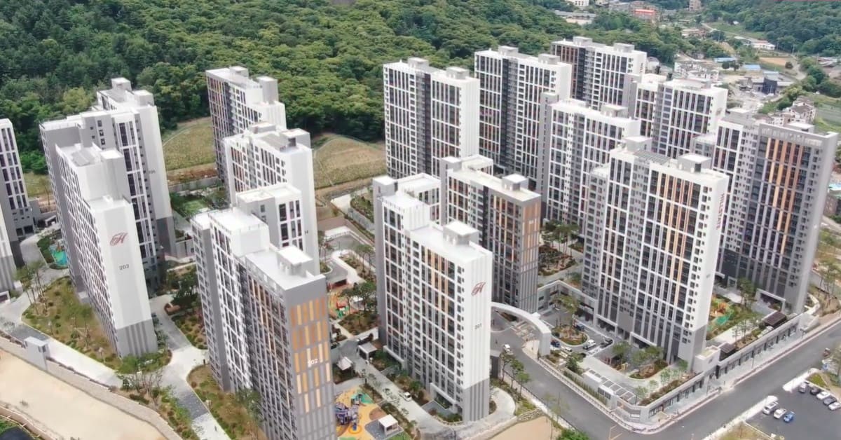 경기광주 힐스테이트 초월역 드론 및 단지내 조경 영상(24년6월 / 유튜브 '용 부동산TV'