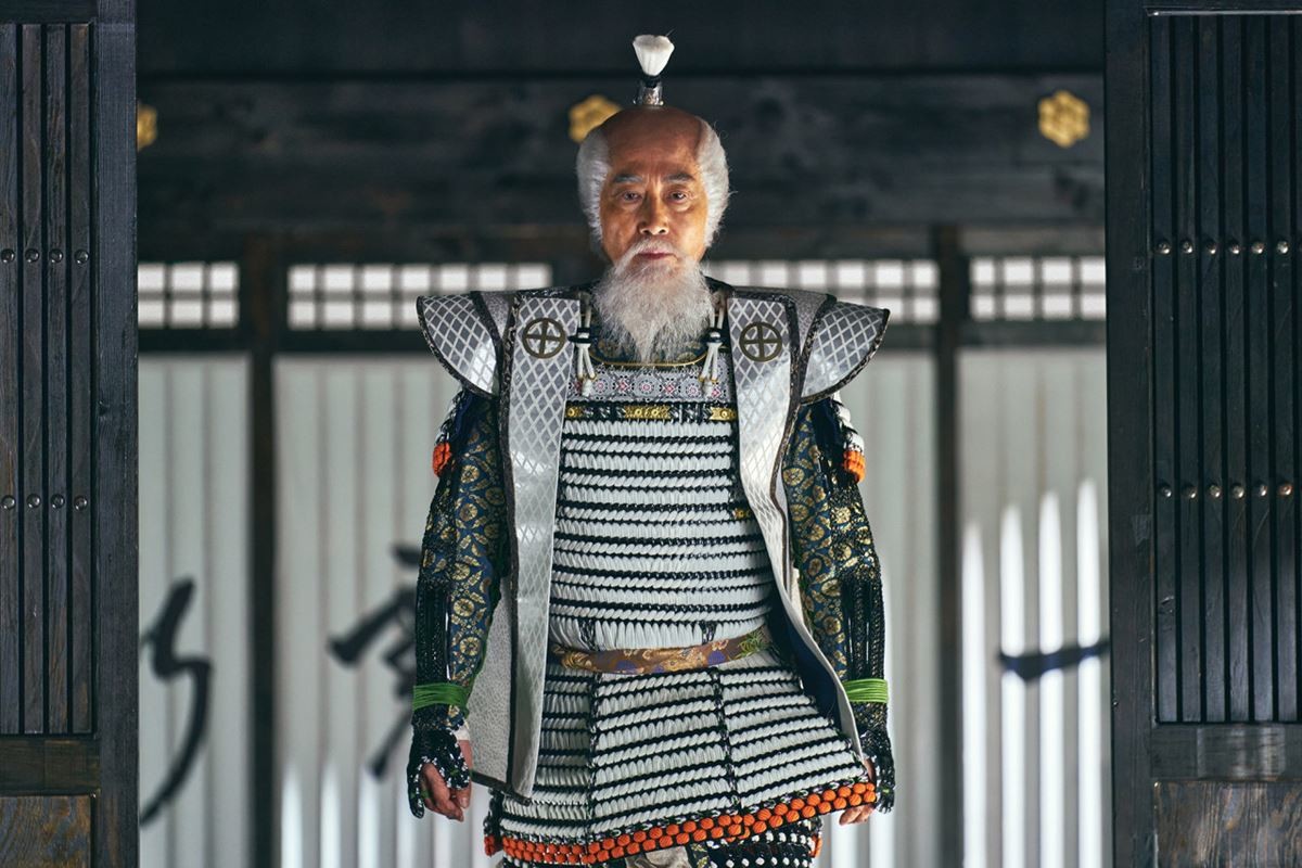 영화 '노량: 죽음의 바다'에서 시마즈 역을 맡은 백윤식 / 롯데엔터테인먼트, 에이스메이커무비웍스