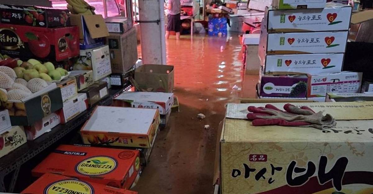 명절 대목 다가오는데…100년 만의 극한호우에 막막한 통영 서호시장