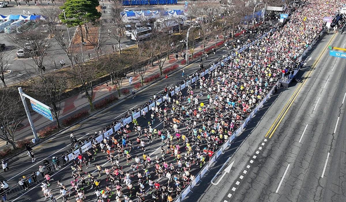 2026대구세계마스터즈육상경기대회 조직위원회(이하 조직위)가 대회 참가자 맞춤형 이동 편의 지원책을 마련했다. 사진은 대구 마라톤 모습/연합뉴스