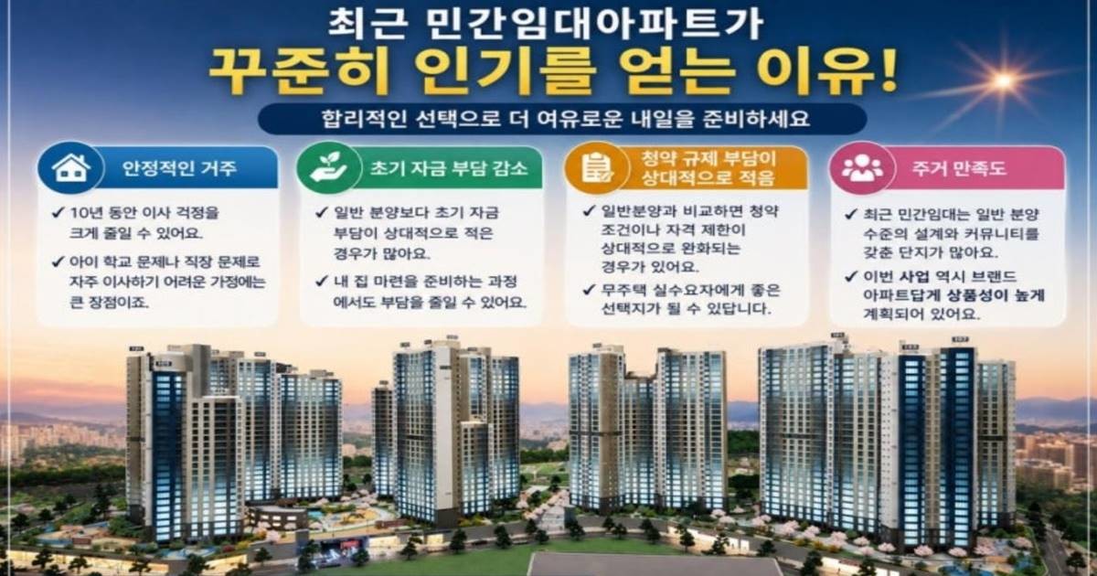 사진설명 = ‘이안 더 써밋 동래’ 측이 민간임대아파트의 장점과 사업 상품성을 홍보하고 있는 분양 홍보자료 / 사진=홍보자료갭쳐