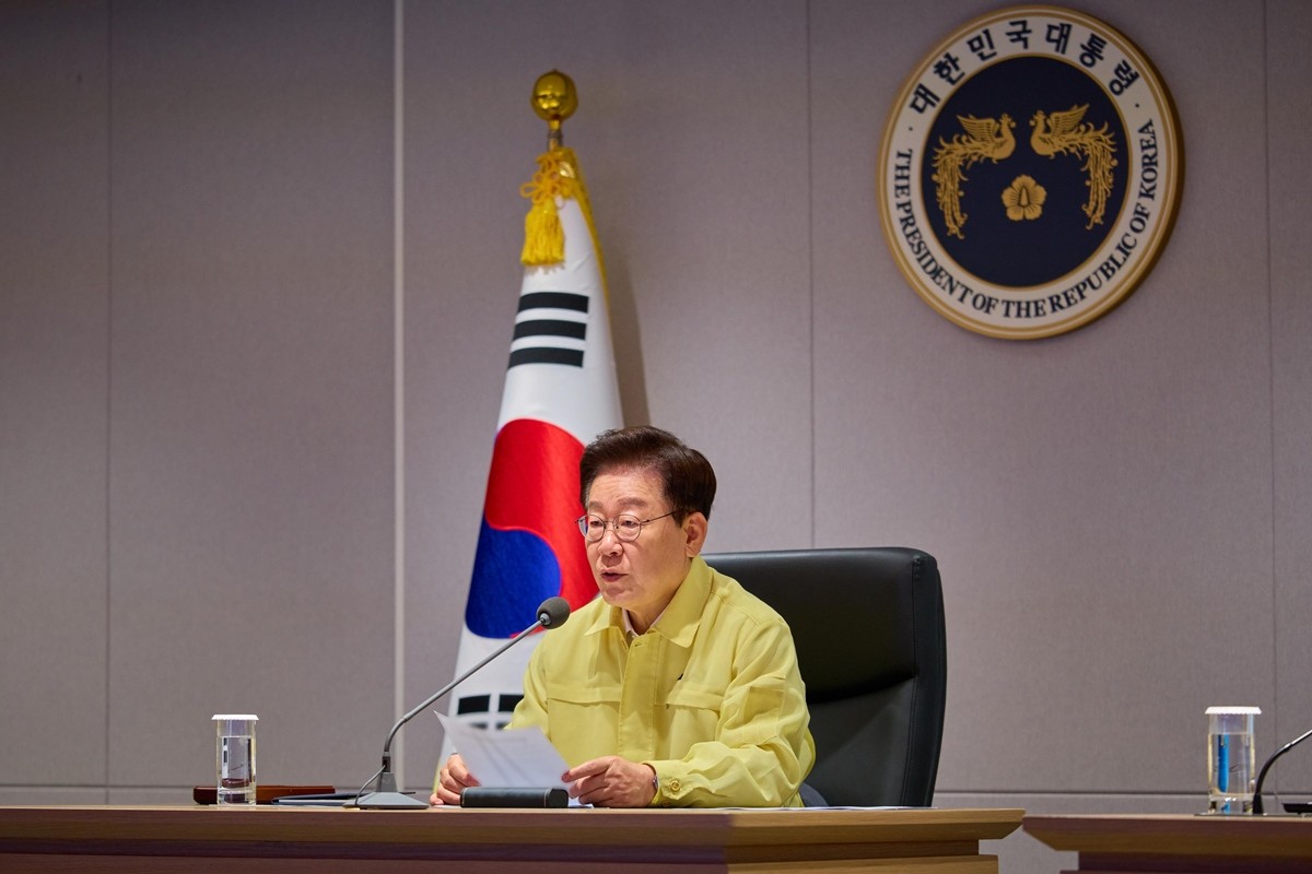 이재명 대통령이 18일 청와대에서 열린 을지 국가안전보장회의에서 발언을 하고 있다. / 청와대, 뉴스1