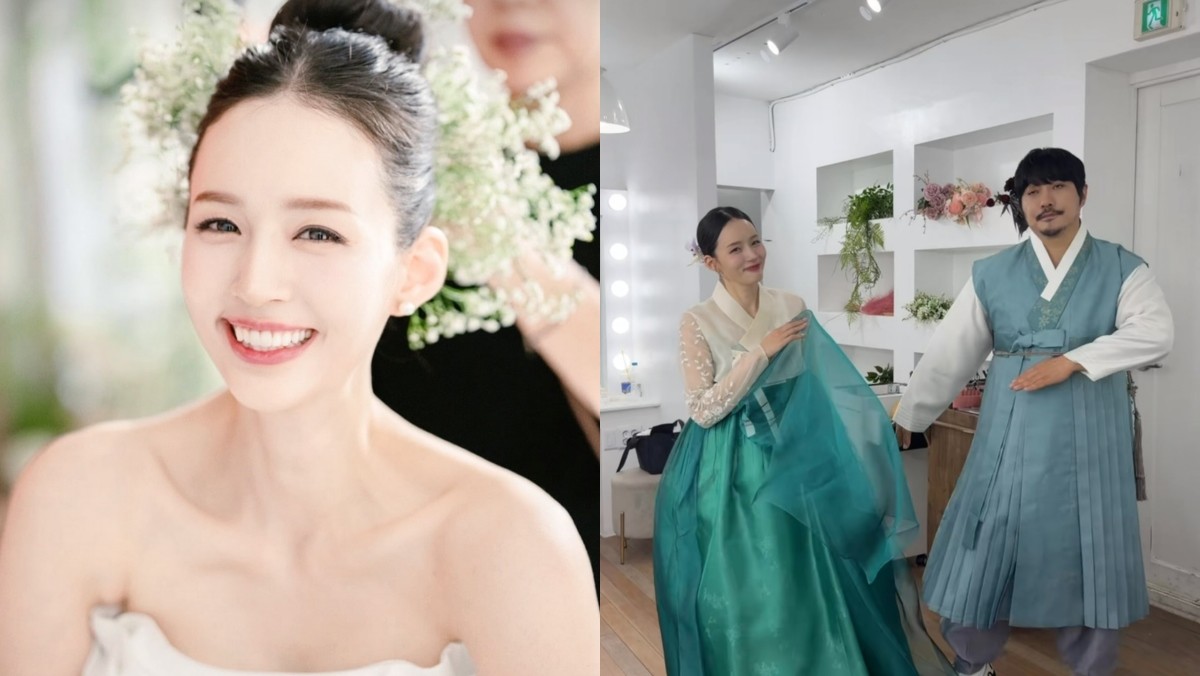 웨딩드레스를 입은 KCM 아내 방예원, KCM과 아내 방예원 / 방예원 인스타그램