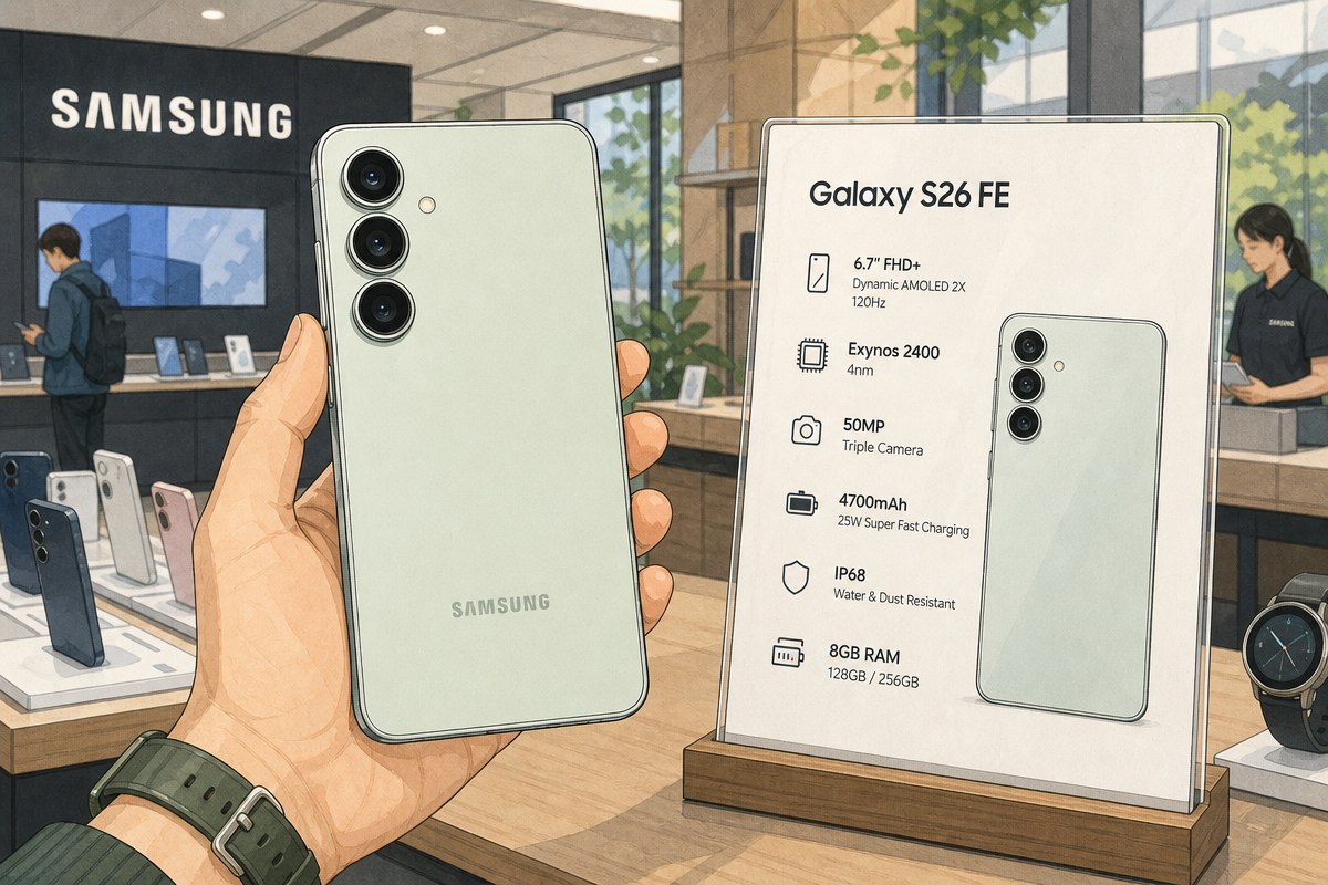 갤럭시 S26 FE 엑시노스 2500·4900mAh 스펙 유출, 799유로 가격은 부담